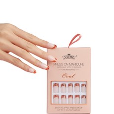 Daysoy 簡約重點指甲貼 24入組, N26, 1套