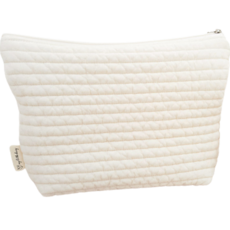 my little daisy 幼兒用絎縫方形尿布收納包, 象牙白