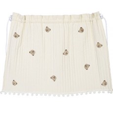 지앤와이 차량용 누빔 방풍 햇빛가리개, 폼폼곰, 1개