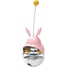 TTpet貓咪零食球不倒翁角色玩具 兔子, 混色, 1個