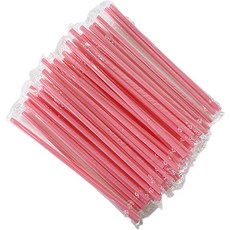 Tinapicnic 直式吸管 粉紅色, 1入, 500個