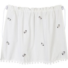 지앤와이 큐티자수 폼폼 햇빛가리개, 강아지, 1개