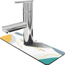 Daysoy Keep Clean 水龍頭墊 圓孔 14 x 38 cm, N02, 1個