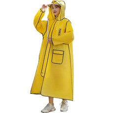 River Fox 摩托車 速克達 全身雨衣, 黃色