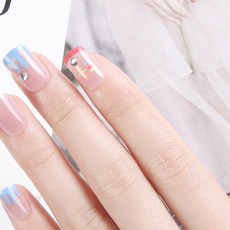 데이소이 스윗 바캉스 네일팁 인조 손톱 24p 세트, 05 핑크, 1세트