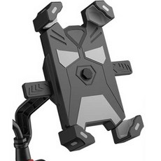 피어니스트 바이크용 휴대폰 거치대 A타입 백미러형, 그레이