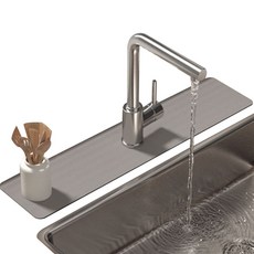 Deisoi Eclly 圖案水龍頭墊 圓形孔 10 x 60 cm, N16, 1個