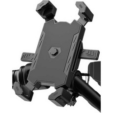 피어니스트 바이크용 휴대폰 거치대 B타입 핸들바형, 블랙