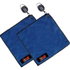 PGA TOUR Championship補丁捲筒毛巾 2入, 藍色