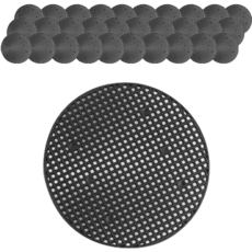 후니마켓 그린피티 원형 화분 깔망 블랙 14cm x 2mm, 50개