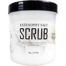 ESTESOPHY 伊蘭鹽皂身體磨砂膏, 1kg, 1個