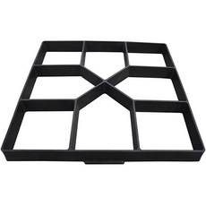 鋪路磚模具 H型, 黑色, 1個