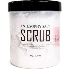 ESTESOPHY 鹽皂身體磨砂膏 水蜜桃, 1kg, 1個
