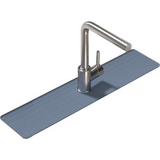 Deisoi Eclly 圖案水龍頭墊 圓形孔 10 x 60 cm, N20, 2個