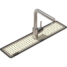 Deisoi Eclly 圖案水龍頭墊 圓形孔 10 x 60 cm, N07, 2個