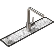 Daysoy圓型水龍頭防濺墊 10*38cm, 2個, N04