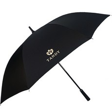 탠디 프리미엄 75 골프 장우산, 블랙, 1개