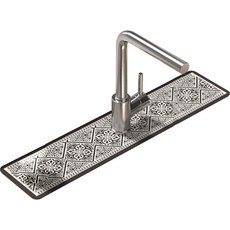 Deisoi Ikeulli 圖案水龍頭墊 圓形孔 10 x 38 cm, N09, 2個