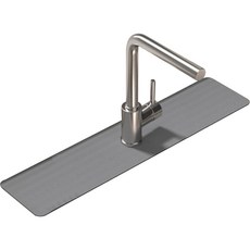 Deisoi Eclly 圖案水龍頭墊 圓形孔 10 x 60 cm, N17, 1個