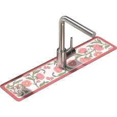 Daysoy圓型水龍頭防濺墊 10*60cm, N03, 1個