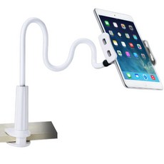 아필코 휴대폰 테블릿 자바라 거치대, 화이트 블랙, 1개