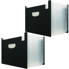 Indi 手風琴式大容量文件夾 UC21A7, 2個, 黑色