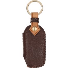오시에나 차 키케이스 스마트 가죽 피렌체 키홀더, 체스넛브라운, 기아 E 4버튼