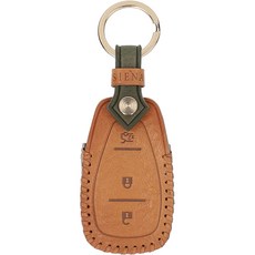 osiena 佛羅倫斯 汽車鑰匙包, 雪佛蘭 A型 (3鍵), 卡其自然色