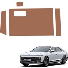 메이튼 가죽 스크래치 글로브 박스 커버 SC, 현대 그랜저GN7, 인디고브라운