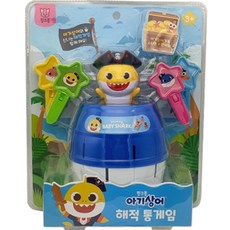 pinkfong 碰碰狐 鯊魚寶寶海盜桶, 混色, 1個