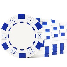 Huni.com 國際標準比賽用籌碼, 100入, 白色