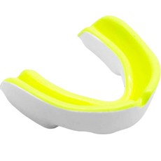 Winnie 雙色護齒套, 螢光黃 + 白色, 1個
