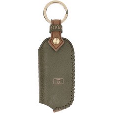 오시에나 차 키케이스 스마트 가죽 피렌체 키홀더, 그레이카키, 기아 M 7버튼