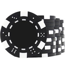 Huni.com 國際標準比賽用籌碼, 100入, 黑色