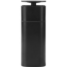 JLIFE 按壓式多用途洗手乳化妝品一鍵式按壓瓶, 黑色, 1個