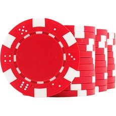 Hoonie.com 國際規格競賽用鮮豔彩色籌碼 300片, 1個, 紅色