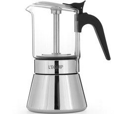 L'EQUIP 不鏽鋼摩卡壺 240ml, LMP-GS240