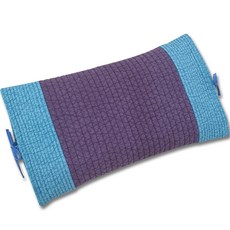 친환경편백아트 프리미엄 편백 나노 초미니 큐브칩 순면 끈베개, 보라, 1개