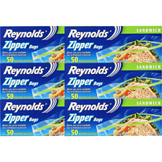 Reynolds 雷諾茲 小型夾鏈袋, 6個, 50入, 小(S)