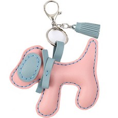 全能狗狗手工鑰匙圈DIY組, 粉色, 1組