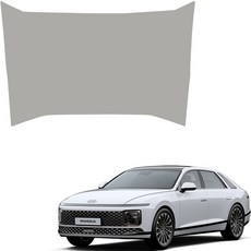 MAYTON The All New皮革第二排中控台後防刮蓋 皮革SC, 灰色, Hyundai Grandeur GN7