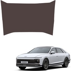 메이튼 디 올 뉴 가죽 2열 콘솔 뒷면 스크래치 커버 가죽 SC, 현대 그랜저 GN7, 초코브라운