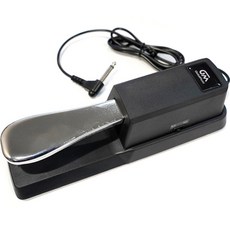 GLOBAL MUSIC 全型號通用 極性轉換 鍵盤樂器 延音踏板 GM-SUSTAIN, 黑色, 1個