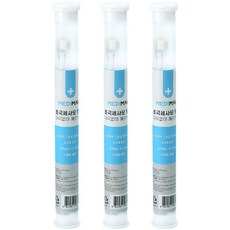 Pet Friends 寵物 Medimal 超細纖維毛牙刷, 混色, 3個