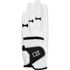 CUTTER&BUCK 優質半羊皮高爾夫手套 左手用, 白色, 1個