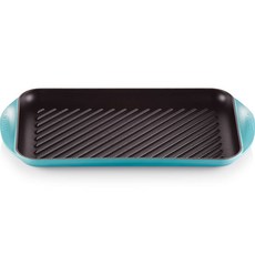 LE CREUSET 電磁爐用X-Large烤盤 加勒比藍 40cm, 47 x 25 x 3.8 厘米, 1個