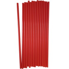 Tinapicnic 紅色直吸管, 500入, 1個
