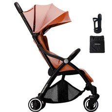 hamilton X1 PLUS 캐리백 컵홀더 유모차, 파스텔핑크