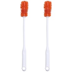 inbloom 矽膠保溫杯清潔刷, 2個, 橘色