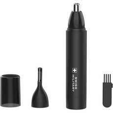 SWISS MILITARY 2in1鼻毛去除器, 黑色, SMA-NH1000